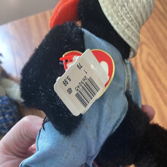 Crawly the Crow Ty beanie baby vintage rare Nwt - Picture 5 of 9